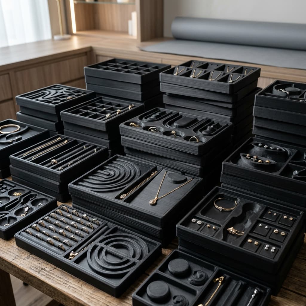 Retail jewellery trays